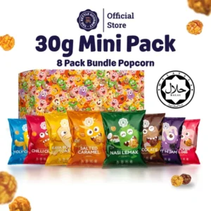The Original Mini Pack Popcorn Bundle Box (Assortment of 8 Packs x 30g)