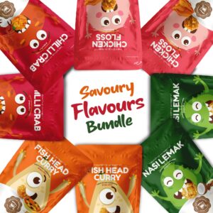 Savoury Flavours Popcorn Bundle (8 Packs x 65g)